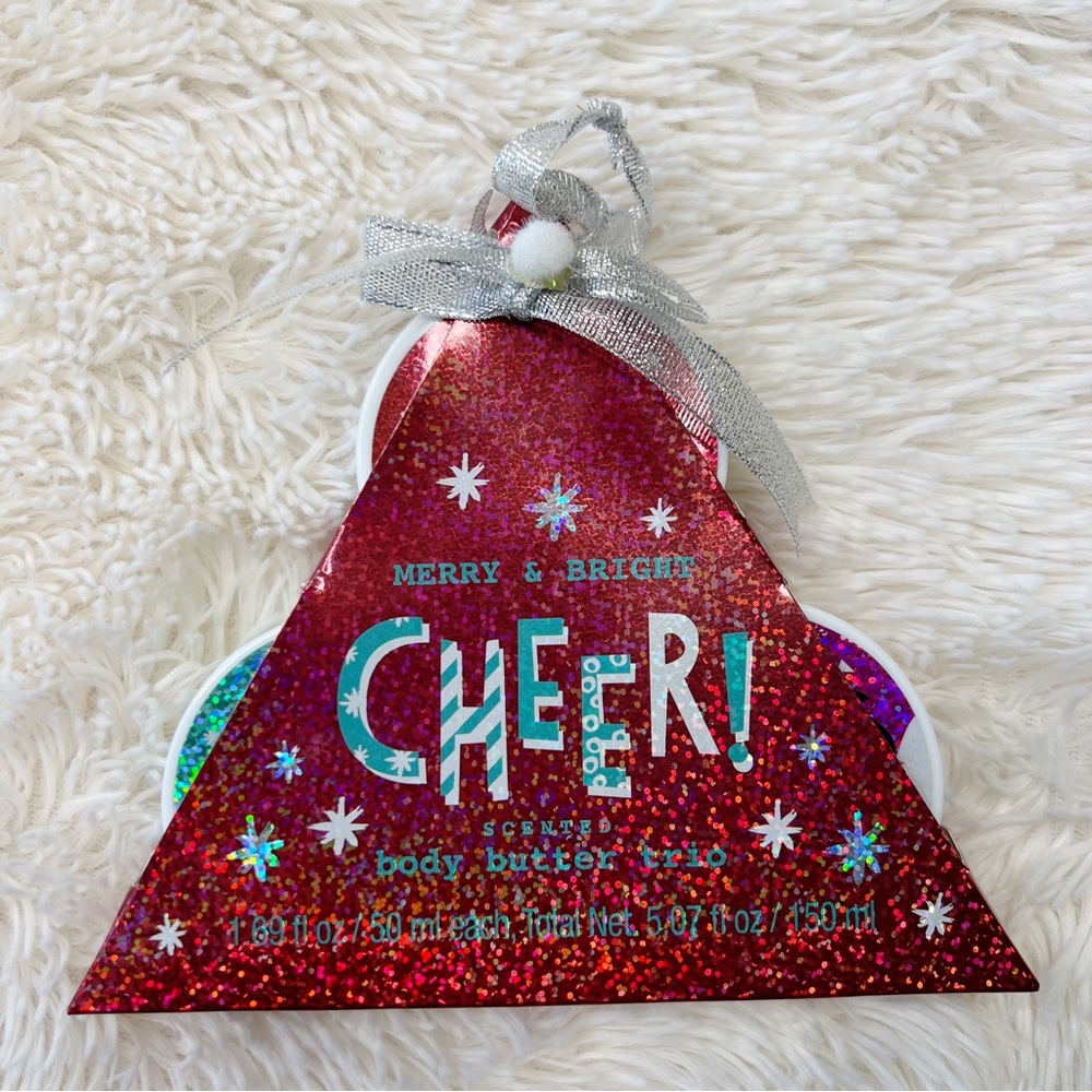 Merry & Bright Joy and Cheer body butter trio’s bundle NIB stocking stuffer - Picture 3 of 8